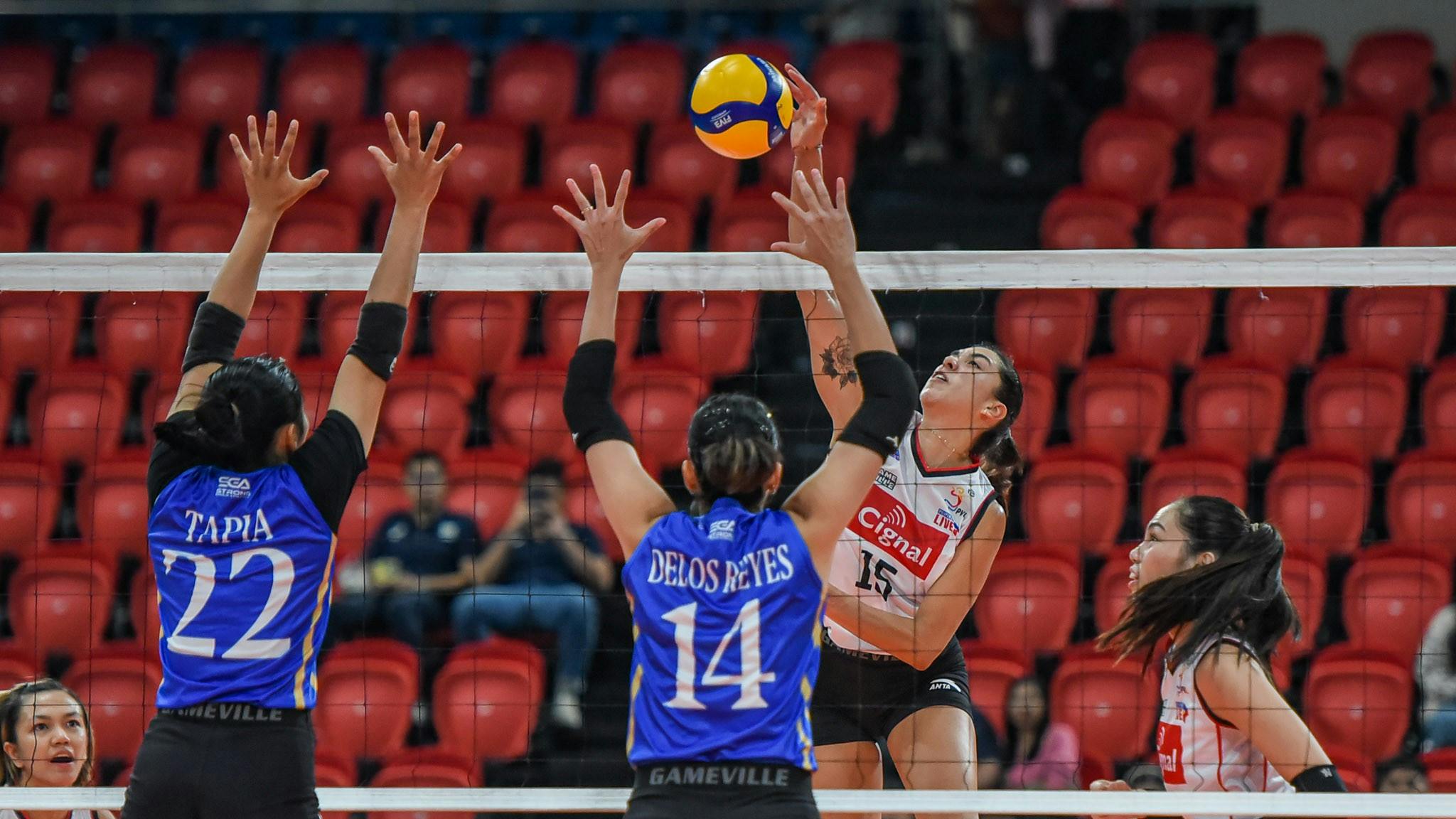 PVL: MJ Perez deflects credits to Cignal teammates after 30-point explosion in Reinforced Conference